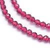 Natural Garnet Beads Strand G-E411-31-2mm-3