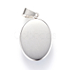 Jesus & Virgin Mary Theme Glass Pendants X-GLAA-R193-P-3