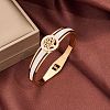 Stainless Steel Hinged Bangles for Women WGCD00D-03-1