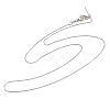 0.8MM Brass Box Chain Adjustable Slider Necklaces KK-H533-09B-P-4