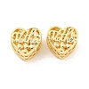 Mother's Day Rack Plating Alloy European Beads FIND-B034-31G-1