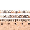 Electroplate Glass Beads Strands GLAA-T023-B16-04-4