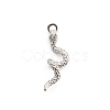 Brass Micro Pave Cubic Zirconia Pendants KK-M321-01D-P-1