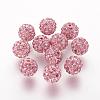 Polymer Clay Rhinestone Beads RB-K050-8mm-C26-1