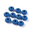 Natural Lava Rock European Beads G-I220-H11-1