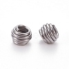 Tarnish Resistant 304 Stainless Steel Spring Beads LS-STAS-L224-006P-2