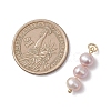 Natural Pearl Potato Pendants PALLOY-JF04849-2