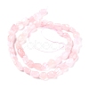 Natural Madagascar Rose Quartz Beads Strands G-G018-13-3