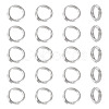 925 Sterling Silver Split Jump Rings STER-TA0001-48D-1