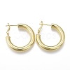Brass Hoop Earrings EJEW-I250-01B-1