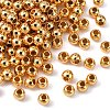 Rack Plating Brass Round Spacer Beads KK-I601-3mm-G-RS-2