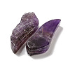 Natural Amethyst Pendants G-M417-05G-2