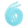 Baking Paint Transparent Glass Bead Strands X-GLAA-S031-10mm-21-4