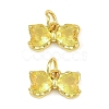 Brass Glass Pendants KK-K340-48G-2