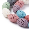 Natural Lava Rock Beads Strands G-F671-03A-09-3