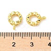 Brass Micro Pave Clear Cubic Zirconia Tube Bails KK-A254-02B-G-2