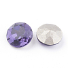 Pointed Back & Back Plated K9 Glass Rhinestone Cabochons X-RGLA-J012-10mm-277-2