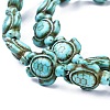 Dyed Synthetic Turquoise Beads Strands G-M152-10-B-4