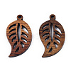 Natural Walnut Wood Pendants WOOD-T023-16-2