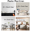 PVC Quotes Wall Sticker DIY-WH0200-072-3