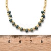 Brass Miyuki Seed Beaded Necklaces for Women NJEW-B126-01G-5