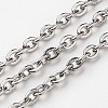 Tarnish Resistant 304 Stainless Steel Cable Chains CHS-L015-36-1