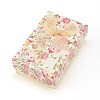 Flower Pattern Cardboard Jewelry Packaging Box X2-CBOX-L007-003C-1