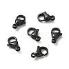 Spray Painted 304 Stainless Steel Lobster Claw Clasps STAS-R120-01D-02-2