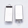 Tarnish Resistant 304 Stainless Steel Pendant Cabochon Settings X-STAS-I069-36-2