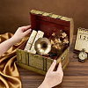 Retro Wood Jewelry Set Storage Organizer Boxes with Clasps CON-WH0115-96B-3