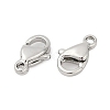 Brass Lobster Claw Clasps KK-P302-17P-2