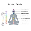Crystals Chandelier Suncatchers Prisms Chakra Hanging Pendant AJEW-I040-12P-2