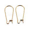 304 Stainless Steel Hoop Earring Findings STAS-P223-01G-04-1