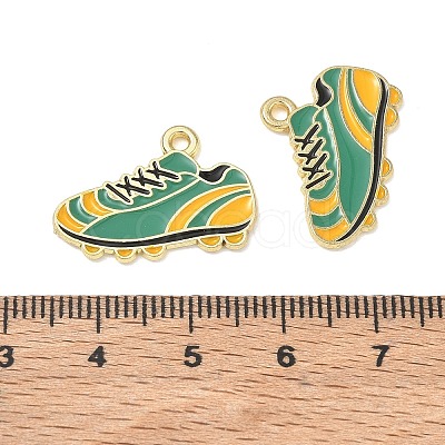 Alloy Enamel Pendants AL-CBAD1A5-01H-G-1