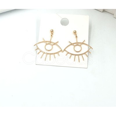 Alloy Ear Studs EJEW-E216-23G-1