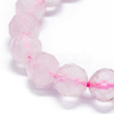 Natural Rose Quartz Beads Strands G-G927-28A-1