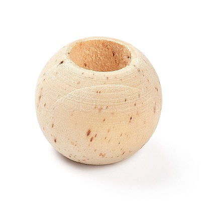 (Defective Closeout Sale)Wooden Beads WOOD-XCP0001-21-1