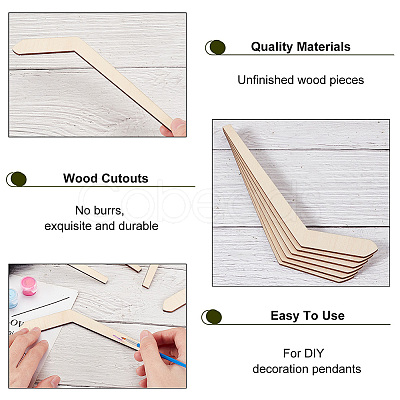 Unfinished Wooded Sheets WOOD-WH0030-76A-1