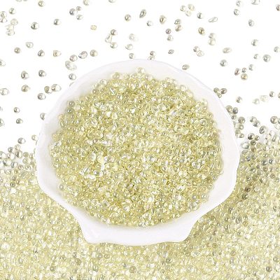 Transparent Electroplate Glass Beads EGLA-Q138-01B-1