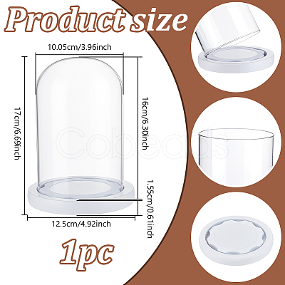 Glass Dome Cover AJEW-WH0752-087B-1