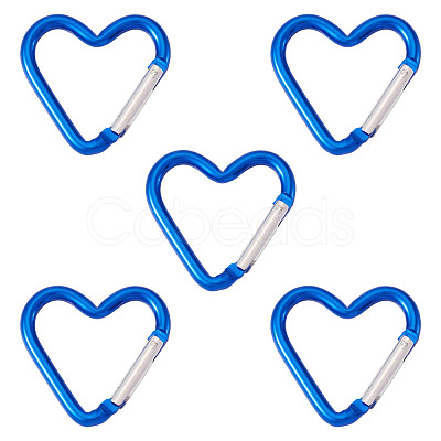 5Pcs Zinc Alloy Spring Gate Rings FIND-TA0009-73D-1