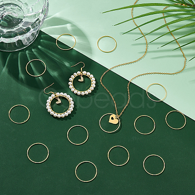 200Pcs Brass Linking Rings UNKW-UN0002-99A-1