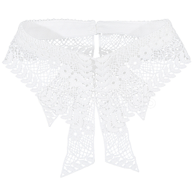 Polyester Women's False Collar DIY-WH20048-074D-1