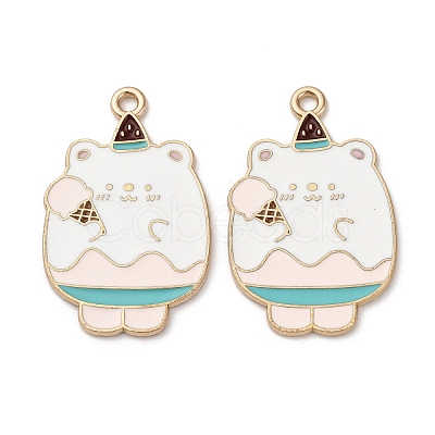 Alloy Enamel Pendants STAS-I354-02KCG-01-1