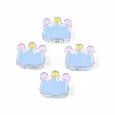 Transparent Acrylic Beads ACRC-S039-08A-1