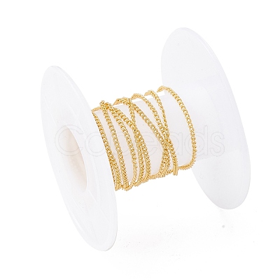 Brass Curb Chains CHC-O001-03G-1