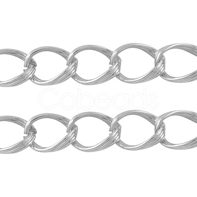 Aluminium Twisted Chains Curb Chains X-CHA-K12312-08-1