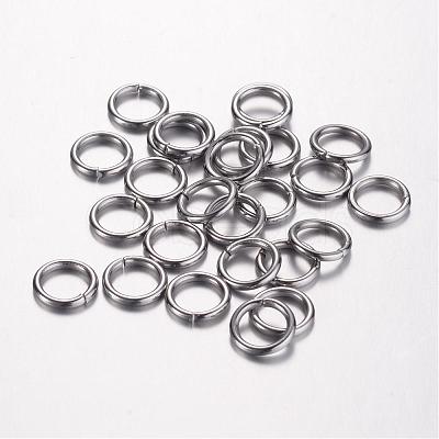 Tarnish Resistant 304 Stainless Steel Open Jump Rings STAS-D438-03-1