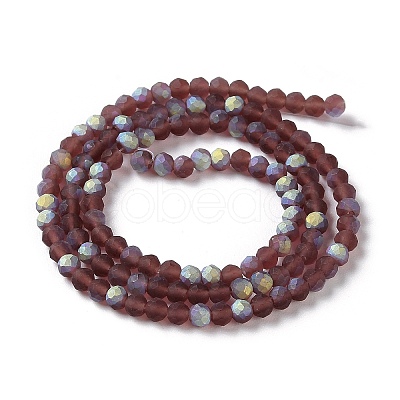 Imitation Jade Glass Beads Strands EGLA-YW0003-19B-10-1