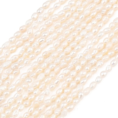 Natural Cultured Freshwater Pearl Beads Strands PEAR-D003-01D-02-1